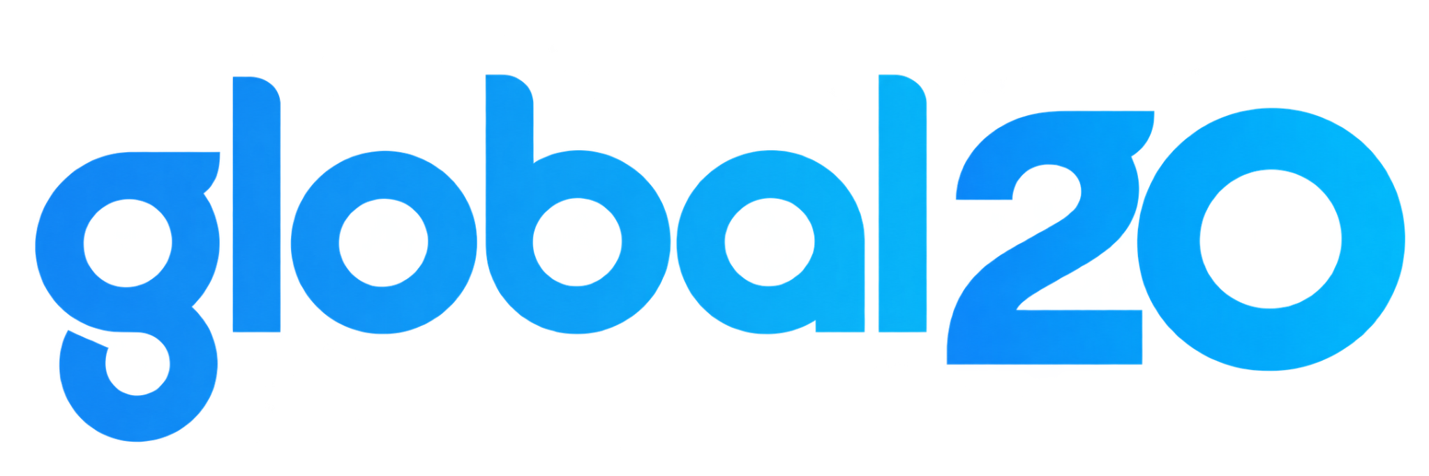 Global 20 anniversary wordmark